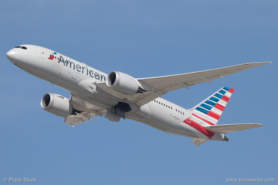 American Airlines Boeing 787-8 N805AN at Los Angeles International Airport (KLAX/LAX) American Airlines Boeing 787-8 N805AN at Los Angeles International Airport (KLAX/LAX)