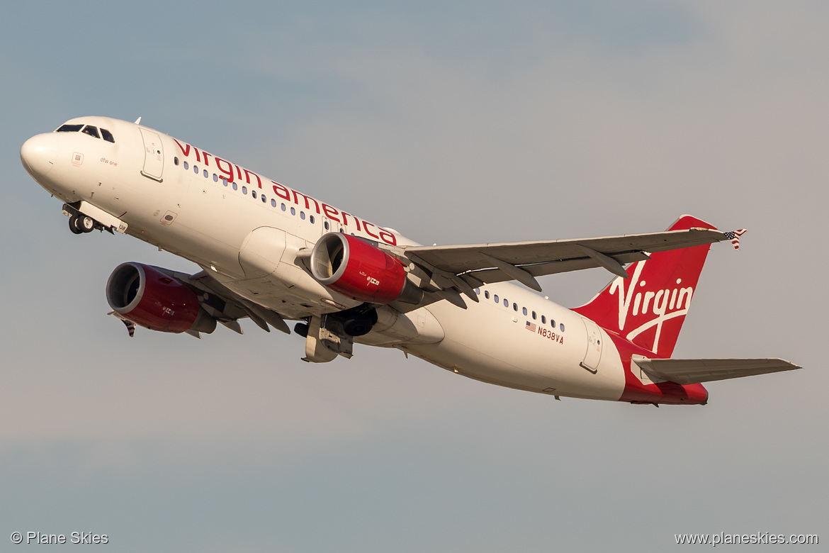 Virgin America Airbus A320-200 N838VA at Los Angeles International Airport (KLAX/LAX) Virgin America Airbus A320-200 N838VA at Los Angeles International Airport (KLAX/LAX)