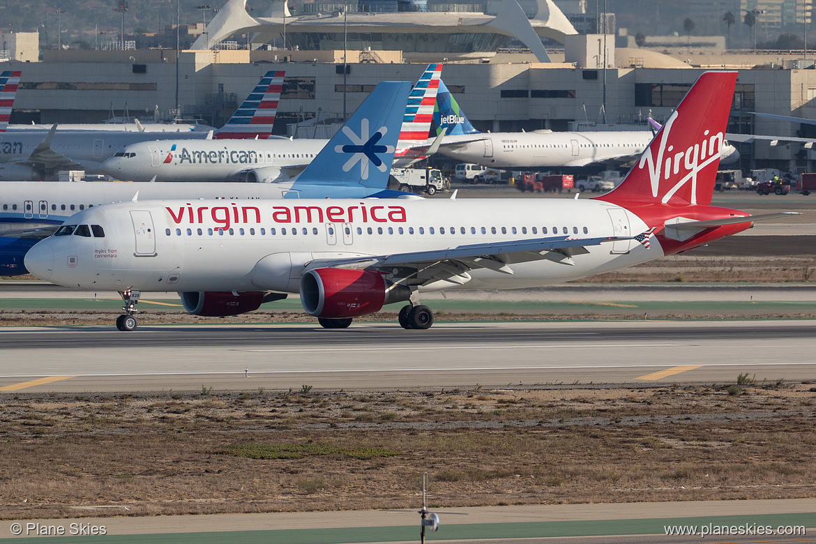 Virgin America Airbus A320-200 N839VA at Los Angeles International Airport (KLAX/LAX) Virgin America Airbus A320-200 N839VA at Los Angeles International Airport (KLAX/LAX)