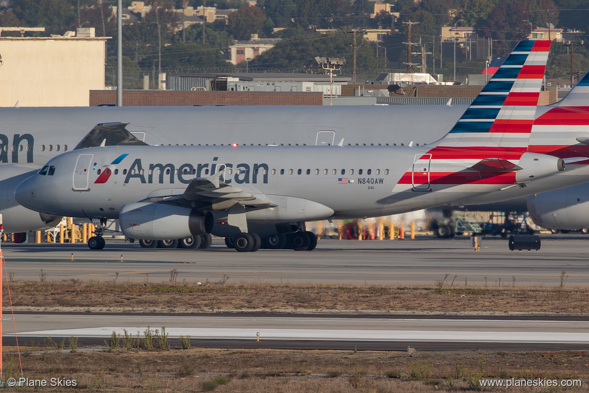 American Airlines Airbus A319-100 N840AW at Los Angeles International Airport (KLAX/LAX) American Airlines Airbus A319-100 N840AW at Los Angeles International Airport (KLAX/LAX)