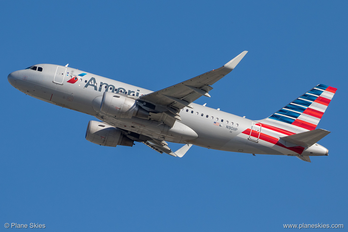American Airlines Airbus A319-100 N9011P at Los Angeles International Airport (KLAX/LAX) American Airlines Airbus A319-100 N9011P at Los Angeles International Airport (KLAX/LAX)