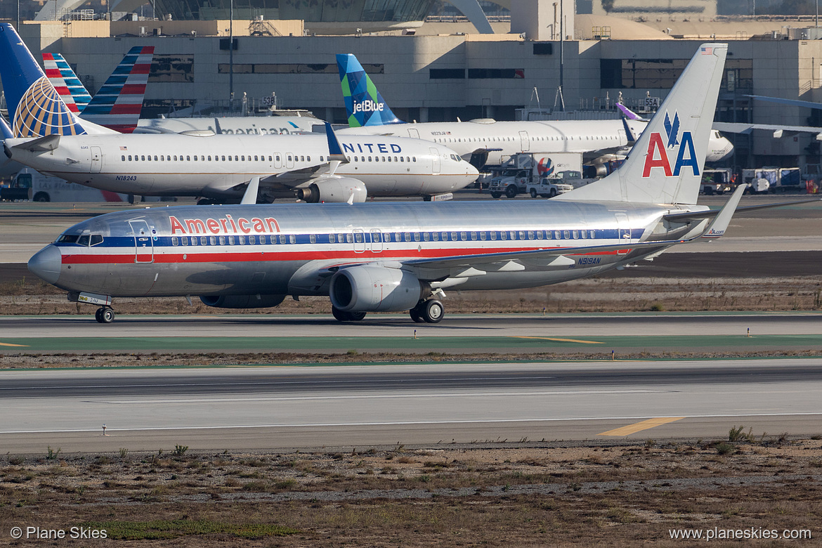 American Airlines Boeing 737-800 N919AN at Los Angeles International Airport (KLAX/LAX)