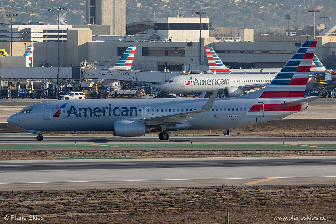 American Airlines Boeing 737-800 N970NN at Los Angeles International Airport (KLAX/LAX)