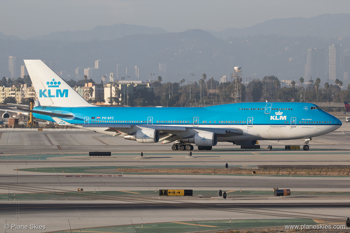 KLM Boeing 747-400 PH-BFC at Los Angeles International Airport (KLAX/LAX)