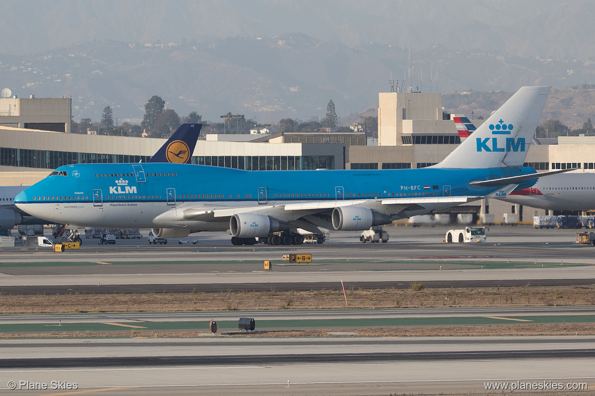 KLM Boeing 747-400 PH-BFC at Los Angeles International Airport (KLAX/LAX)