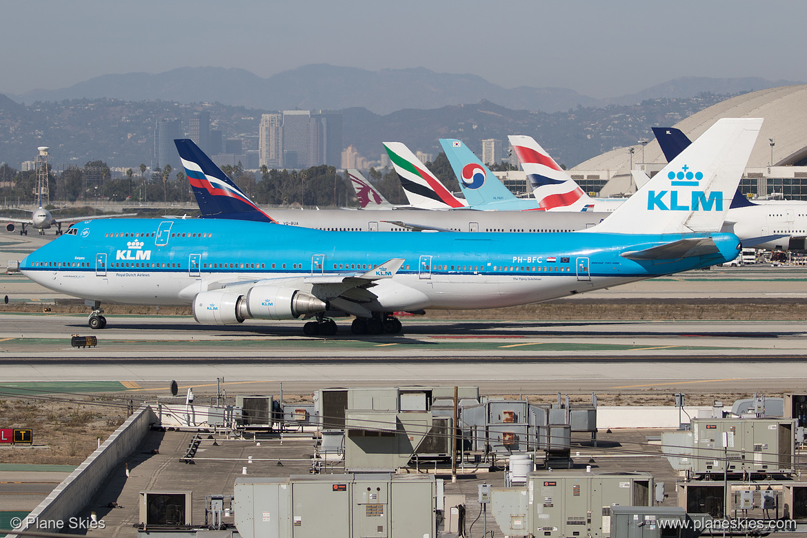 KLM Boeing 747-400 PH-BFC at Los Angeles International Airport (KLAX/LAX) KLM Boeing 747-400 PH-BFC at Los Angeles International Airport (KLAX/LAX)