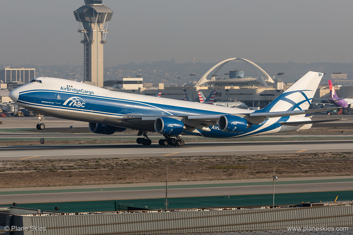 AirBridge Cargo Boeing 747-8F VP-BBP at Los Angeles International Airport (KLAX/LAX)