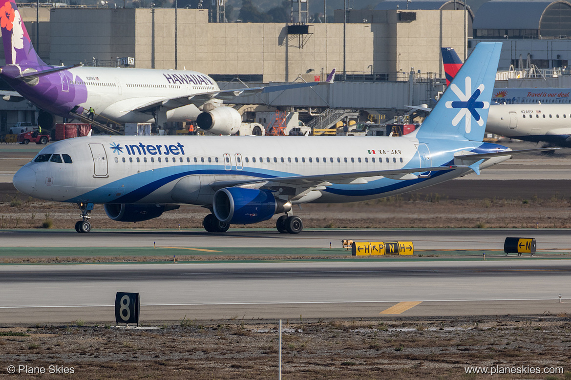 Interjet Airbus A320-200 XA-JAV at Los Angeles International Airport (KLAX/LAX)