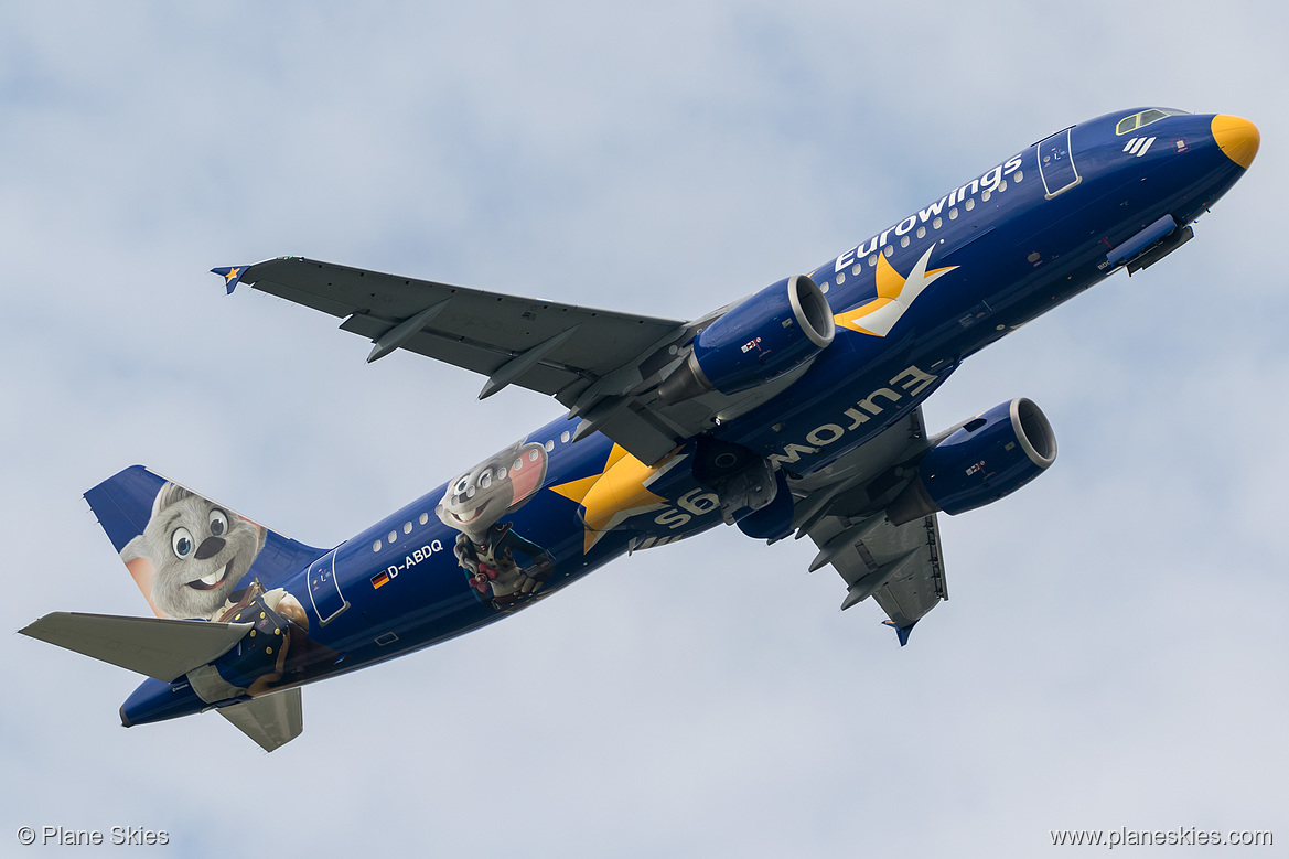 Eurowings Airbus A320-200 D-ABDQ at Munich International Airport (EDDM/MUC)