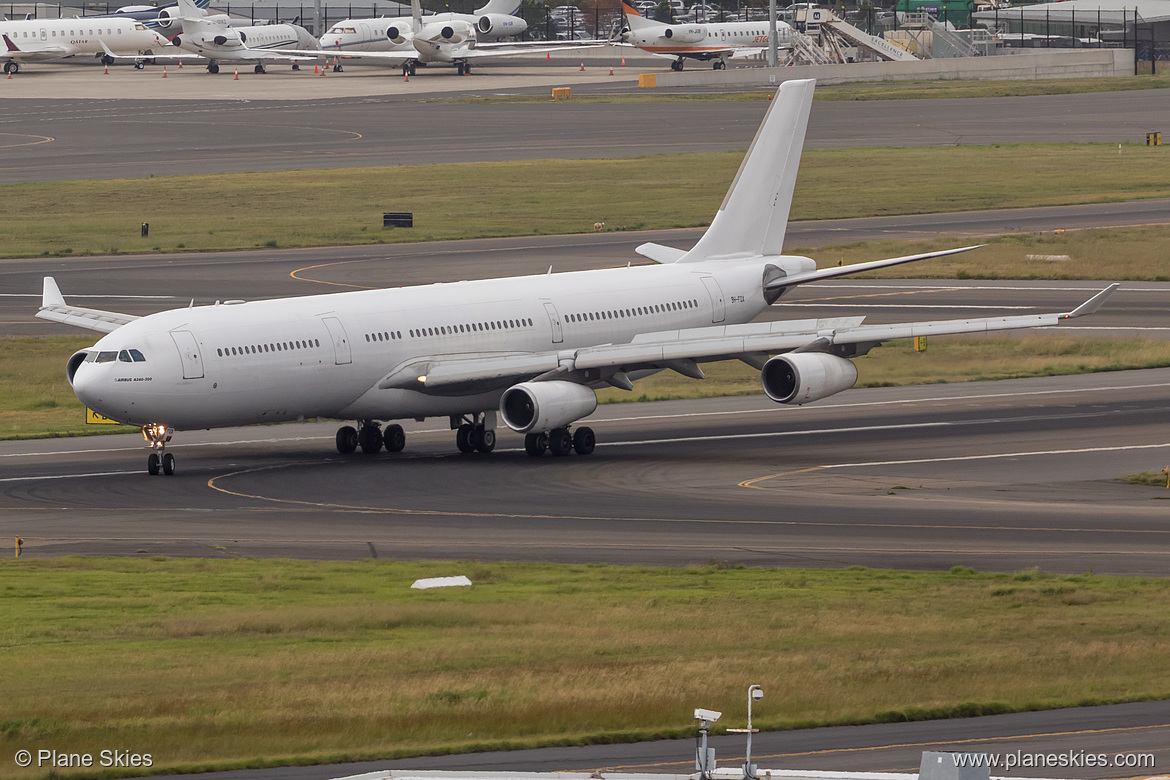 Hi Fly Malta Airbus A340-300 9H-FOX at Sydney Kingsford Smith International Airport (YSSY/SYD)