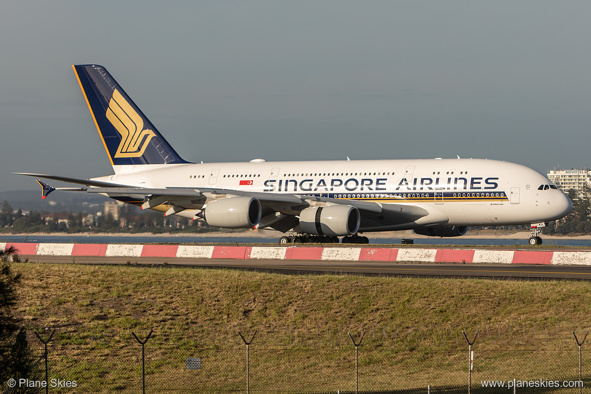 Singapore Airlines Airbus A380-800 9V-SKU at Sydney Kingsford Smith International Airport (YSSY/SYD)