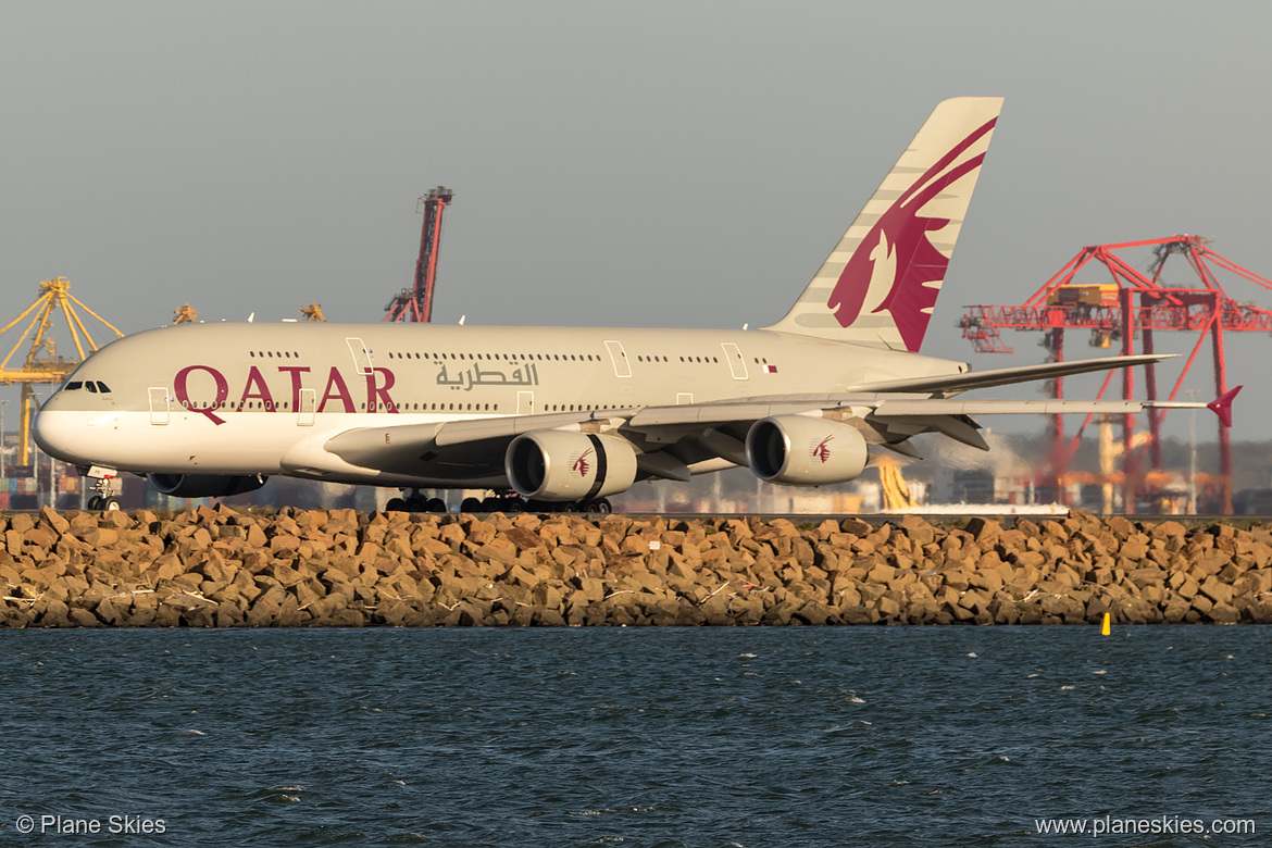Qatar Airways Airbus A380-800 A7-APA at Sydney Kingsford Smith International Airport (YSSY/SYD)