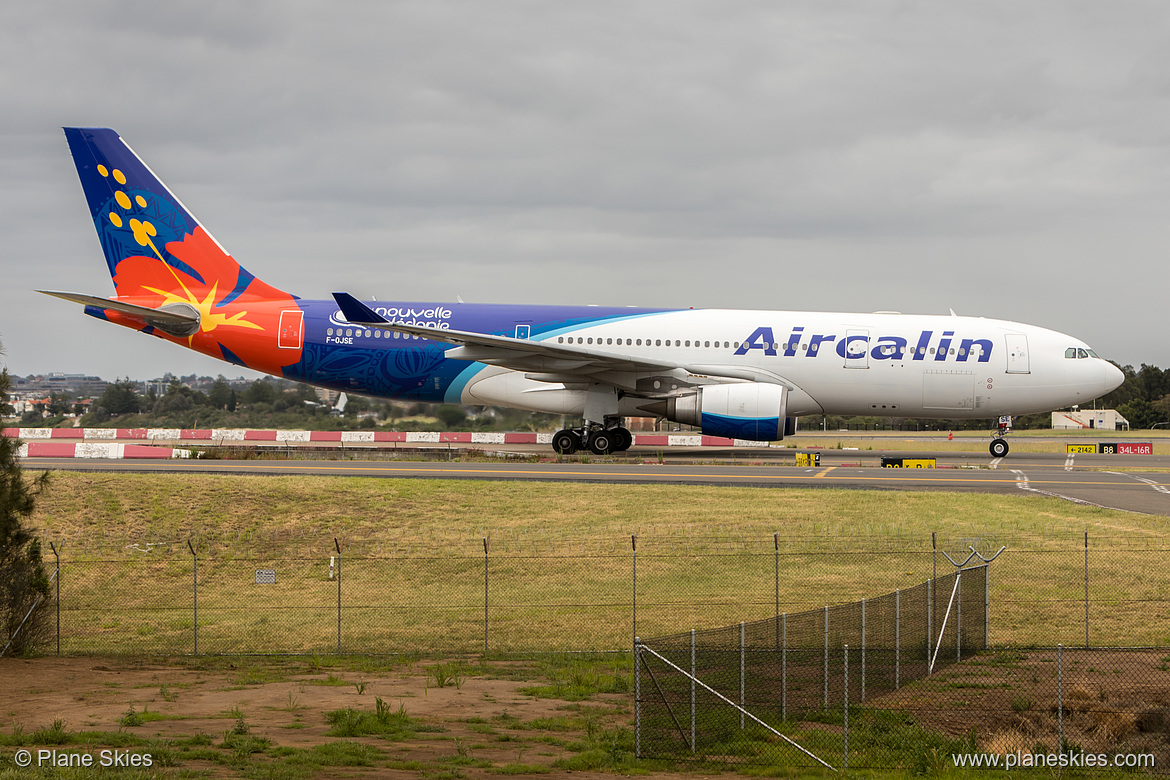 Air Calédonie International Airbus A330-200 F-OJSE at Sydney Kingsford Smith International Airport (YSSY/SYD) Air Calédonie International Airbus A330-200 F-OJSE at Sydney Kingsford Smith International Airport (YSSY/SYD)