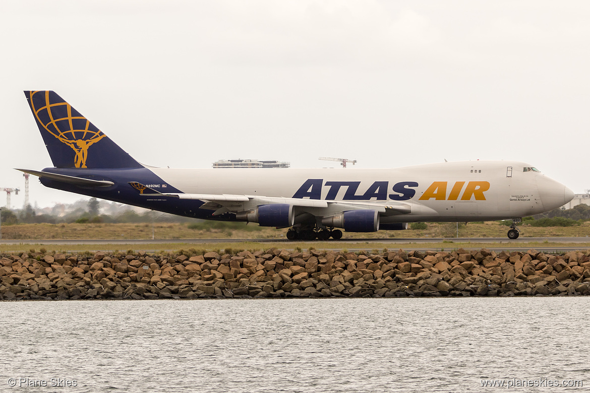 Atlas Air Boeing 747-400F N492MC at Sydney Kingsford Smith International Airport (YSSY/SYD)