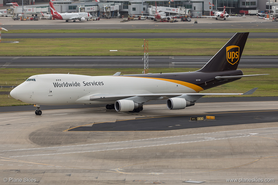 UPS Airlines Boeing 747-400F N574UP at Sydney Kingsford Smith International Airport (YSSY/SYD)