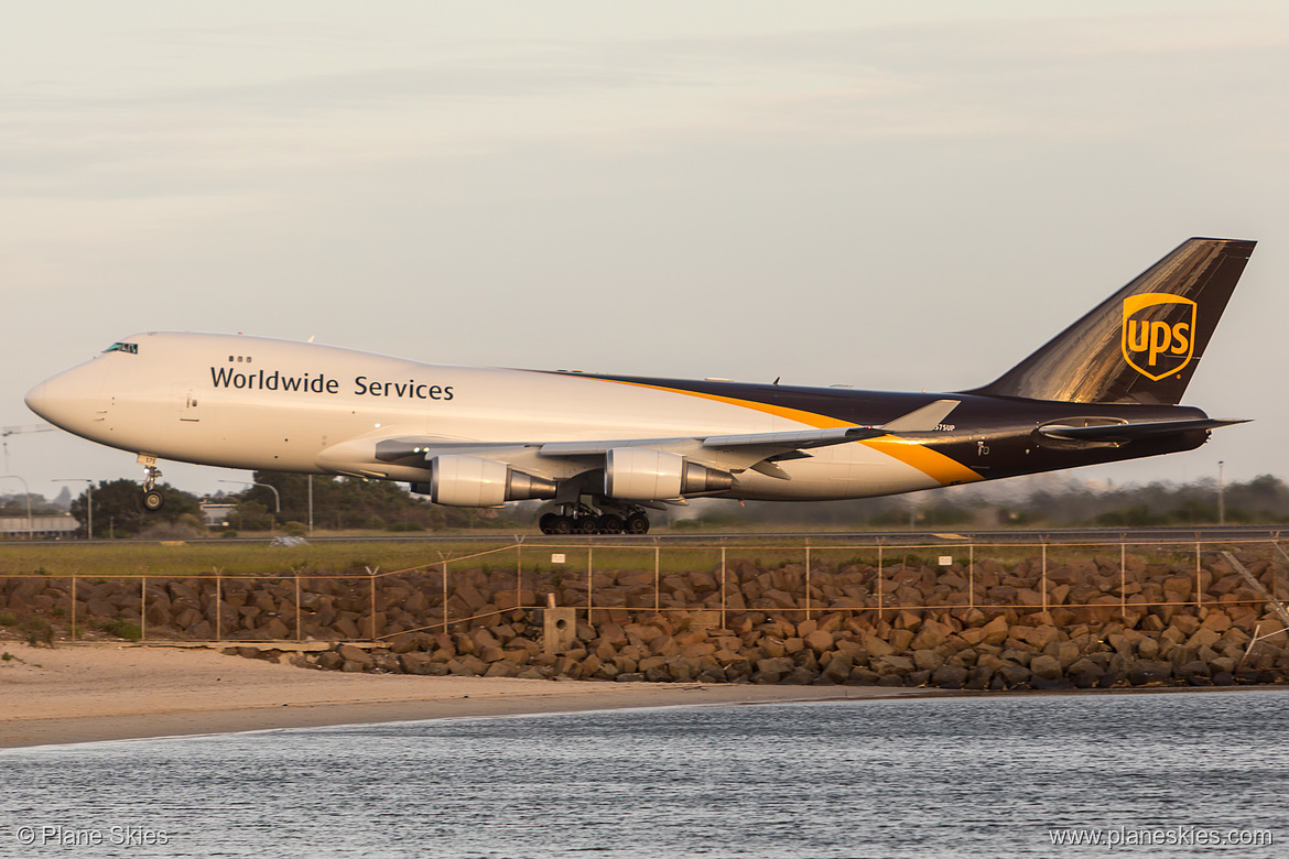 UPS Airlines Boeing 747-400F N575UP at Sydney Kingsford Smith International Airport (YSSY/SYD)