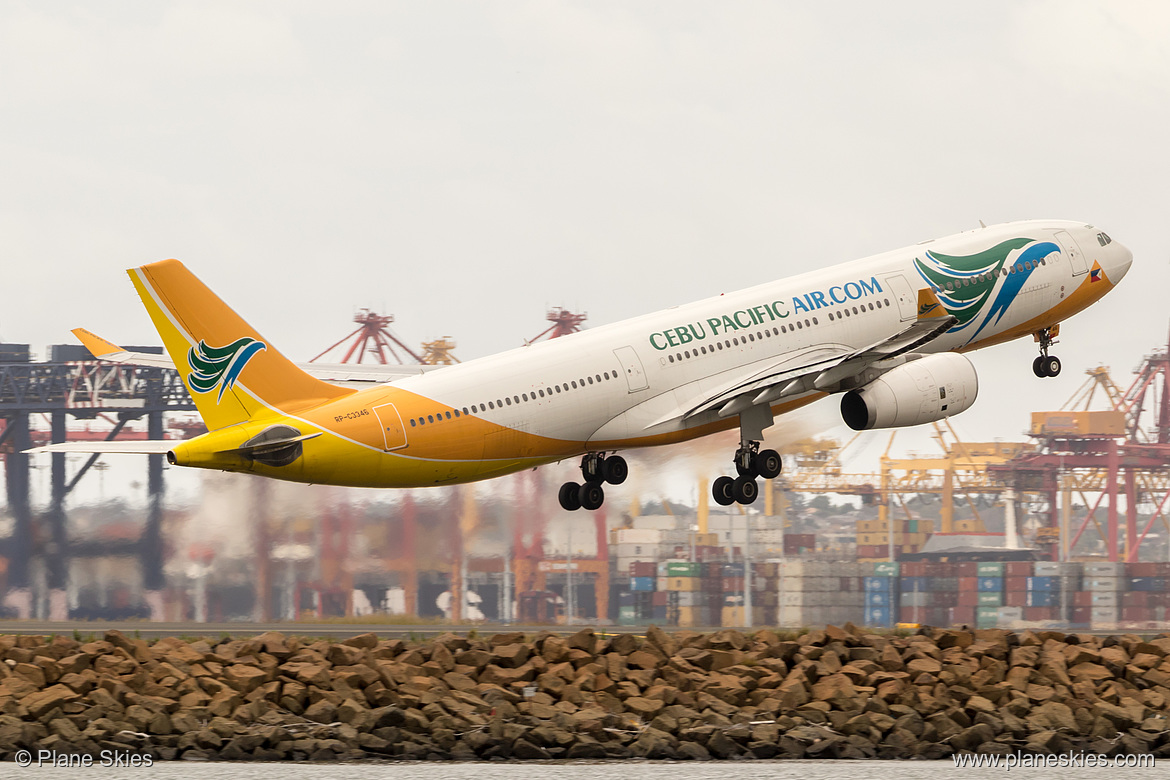 Cebu Pacific Airbus A330-300 RP-C3346 at Sydney Kingsford Smith International Airport (YSSY/SYD) Cebu Pacific Airbus A330-300 RP-C3346 at Sydney Kingsford Smith International Airport (YSSY/SYD)