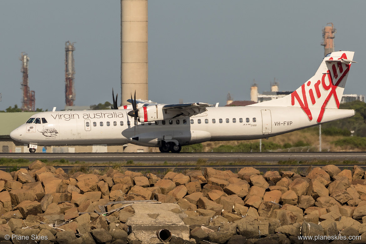 Virgin Australia ATR ATR 72-600 VH-FVP at Sydney Kingsford Smith International Airport (YSSY/SYD)