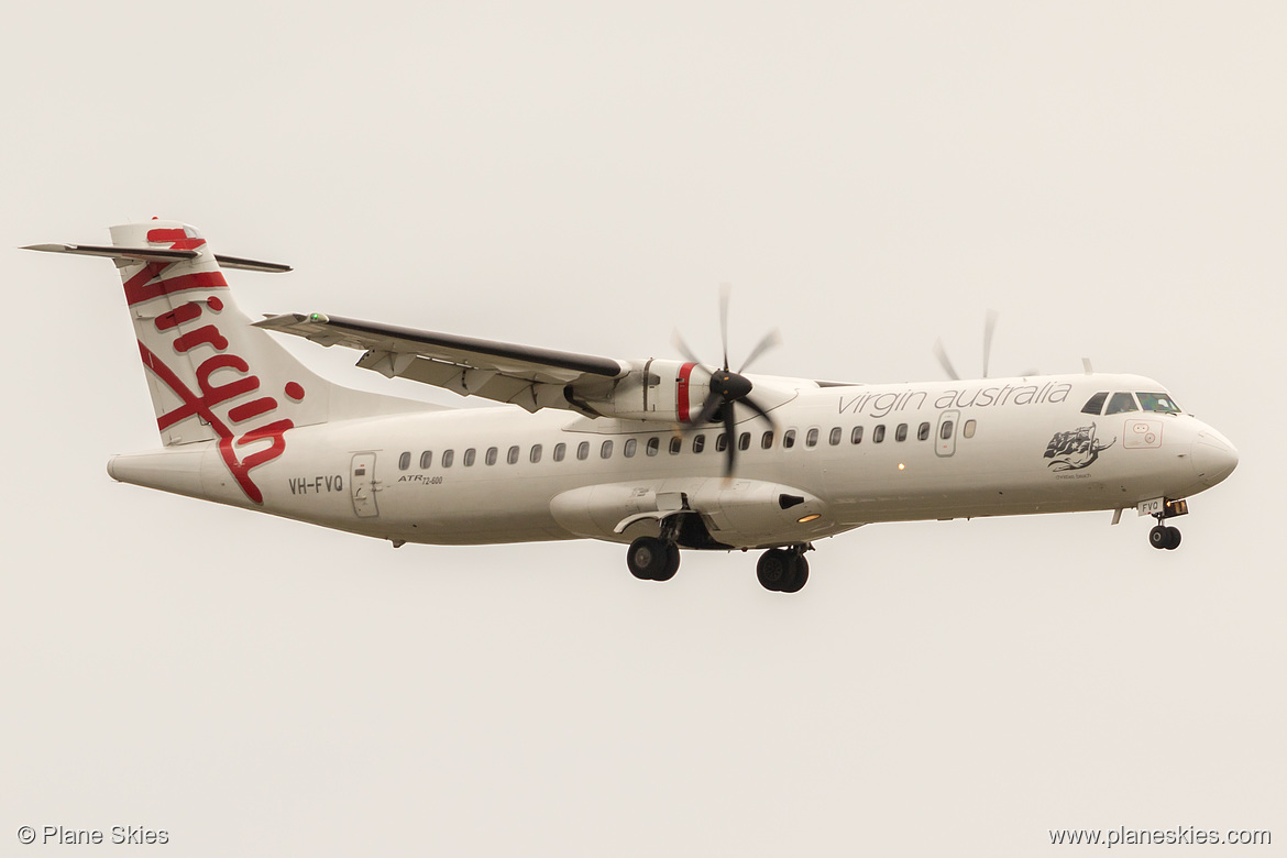 Virgin Australia ATR ATR 72-600 VH-FVQ at Sydney Kingsford Smith International Airport (YSSY/SYD) Virgin Australia ATR ATR 72-600 VH-FVQ at Sydney Kingsford Smith International Airport (YSSY/SYD)