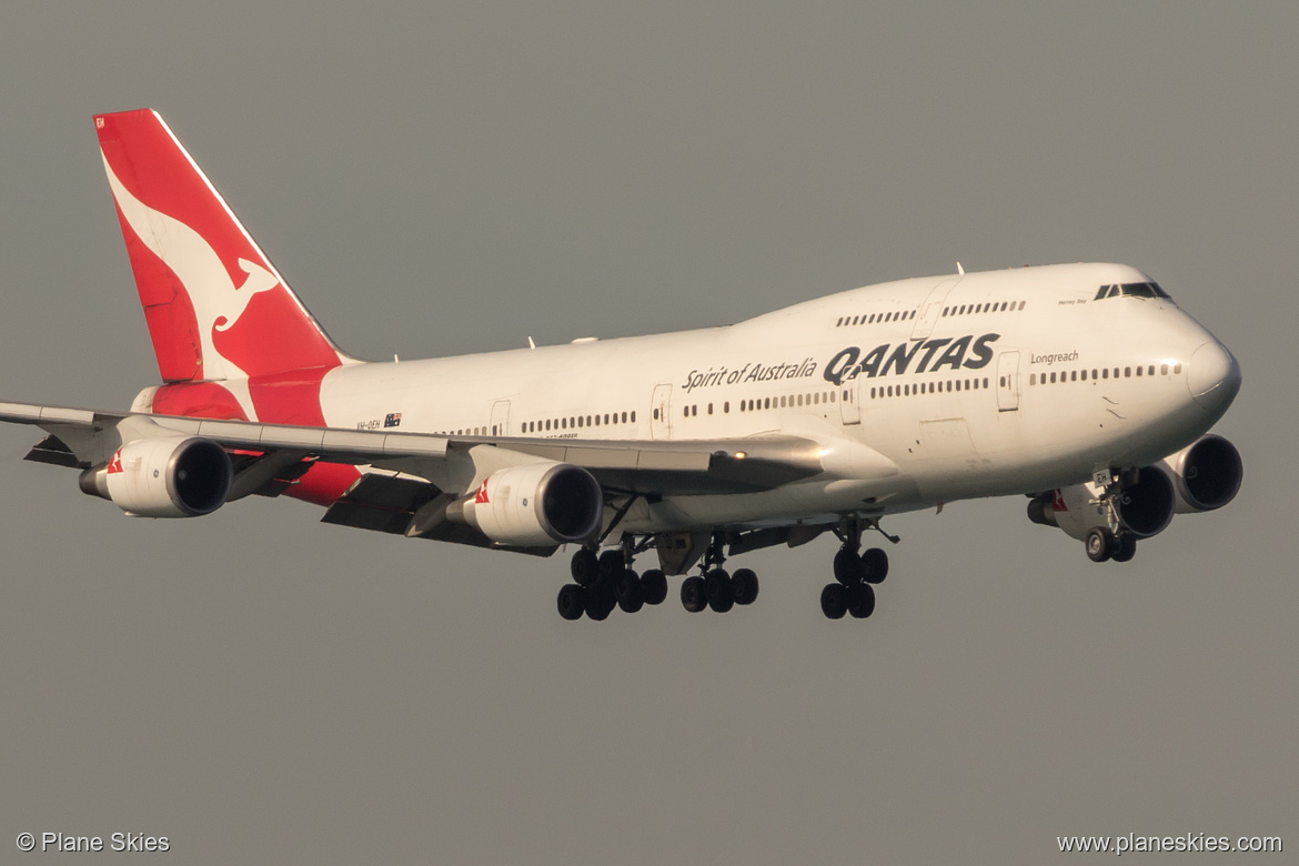 Qantas Boeing 747-400ER VH-OEH at Sydney Kingsford Smith International Airport (YSSY/SYD)