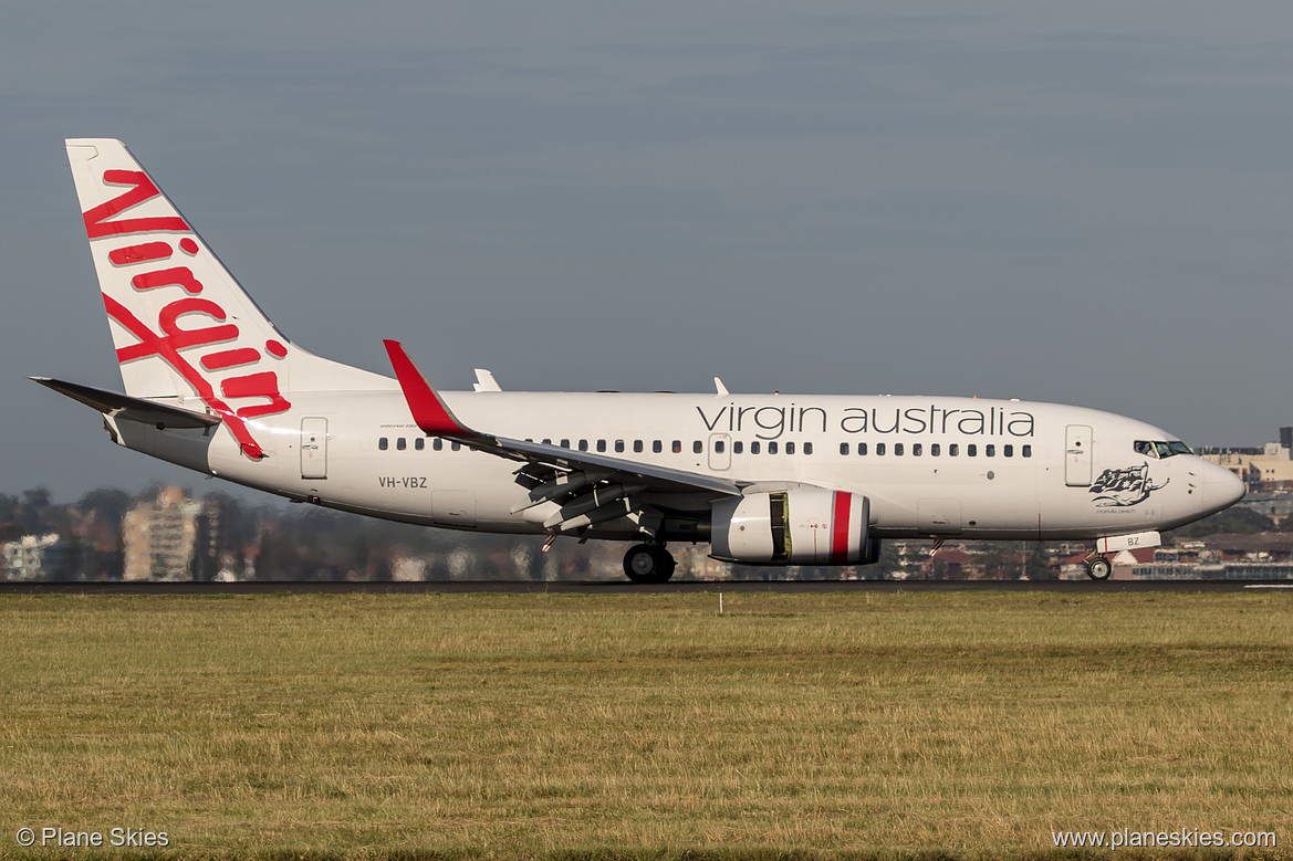 Virgin Australia Boeing 737-700 VH-VBZ at Sydney Kingsford Smith International Airport (YSSY/SYD) Virgin Australia Boeing 737-700 VH-VBZ at Sydney Kingsford Smith International Airport (YSSY/SYD)