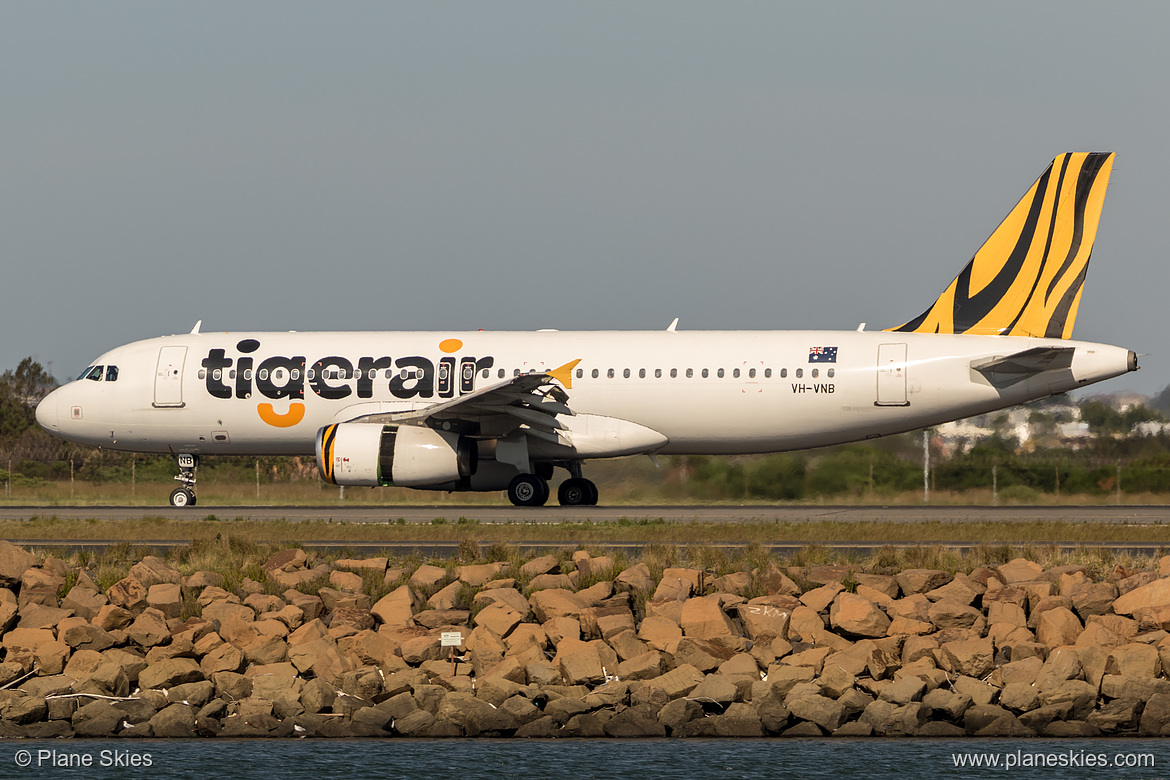 Tigerair Australia Airbus A320-200 VH-VNB at Sydney Kingsford Smith International Airport (YSSY/SYD) Tigerair Australia Airbus A320-200 VH-VNB at Sydney Kingsford Smith International Airport (YSSY/SYD)
