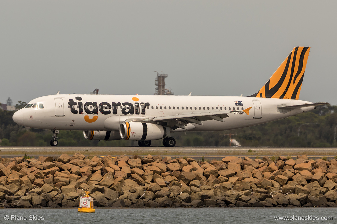 Tigerair Australia Airbus A320-200 VH-VNC at Sydney Kingsford Smith International Airport (YSSY/SYD) Tigerair Australia Airbus A320-200 VH-VNC at Sydney Kingsford Smith International Airport (YSSY/SYD)