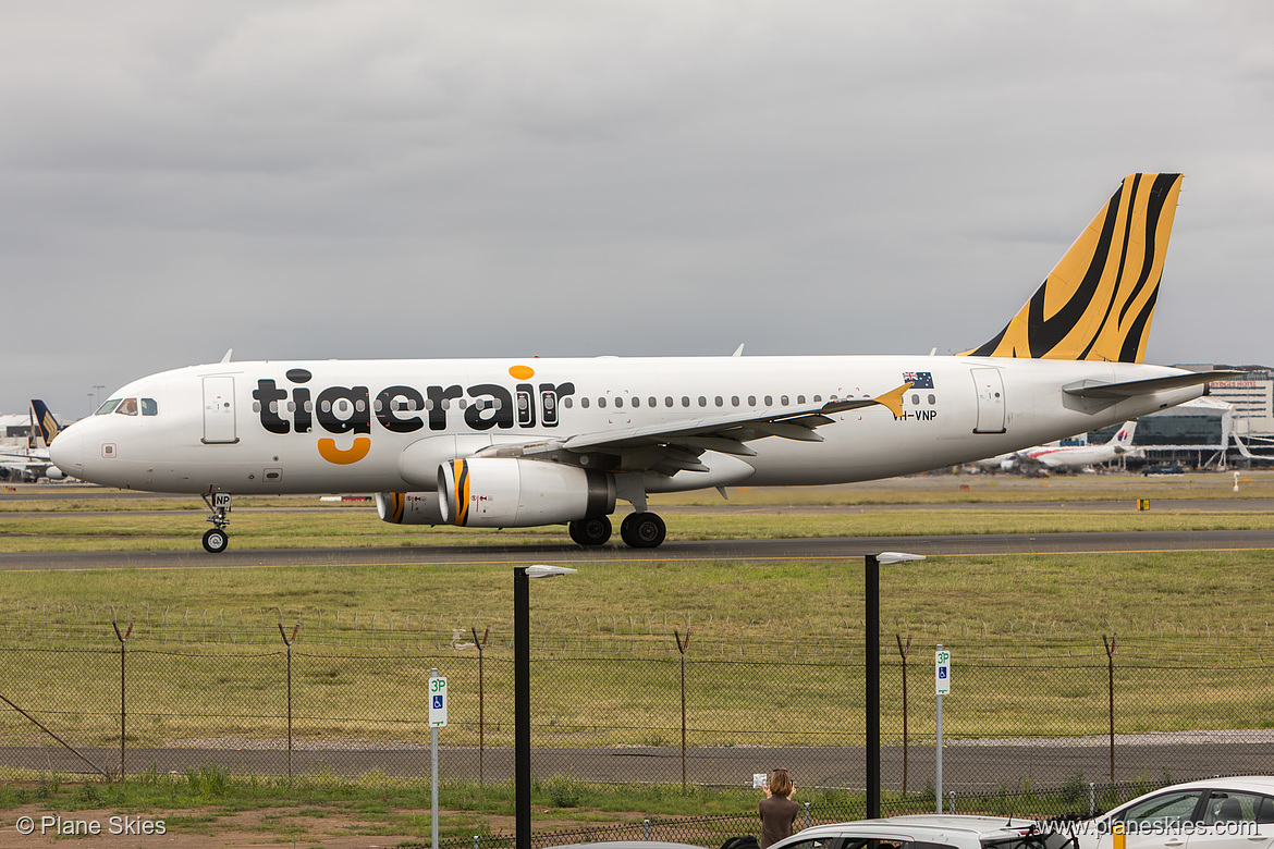 Tigerair Australia Airbus A320-200 VH-VNP at Sydney Kingsford Smith International Airport (YSSY/SYD) Tigerair Australia Airbus A320-200 VH-VNP at Sydney Kingsford Smith International Airport (YSSY/SYD)