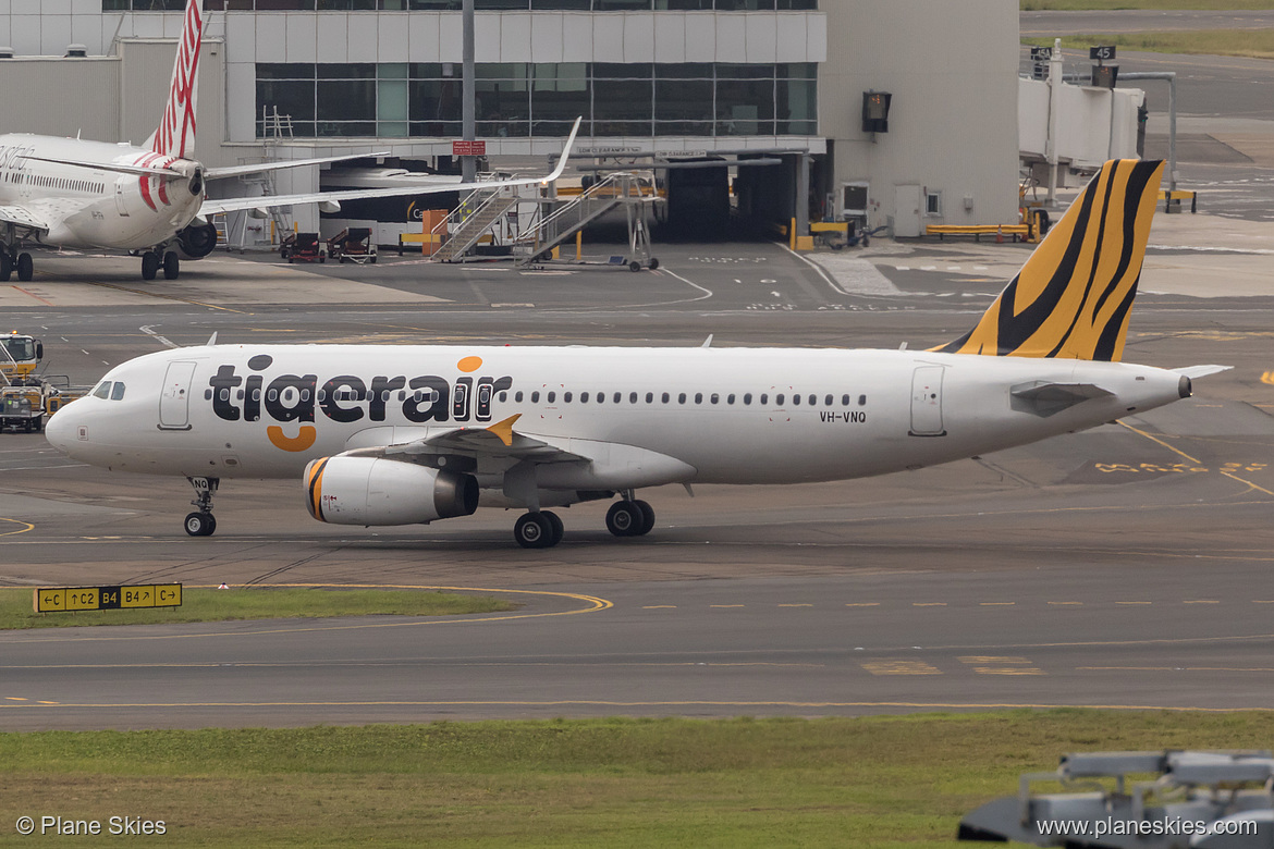 Tigerair Australia Airbus A320-200 VH-VNQ at Sydney Kingsford Smith International Airport (YSSY/SYD) Tigerair Australia Airbus A320-200 VH-VNQ at Sydney Kingsford Smith International Airport (YSSY/SYD)