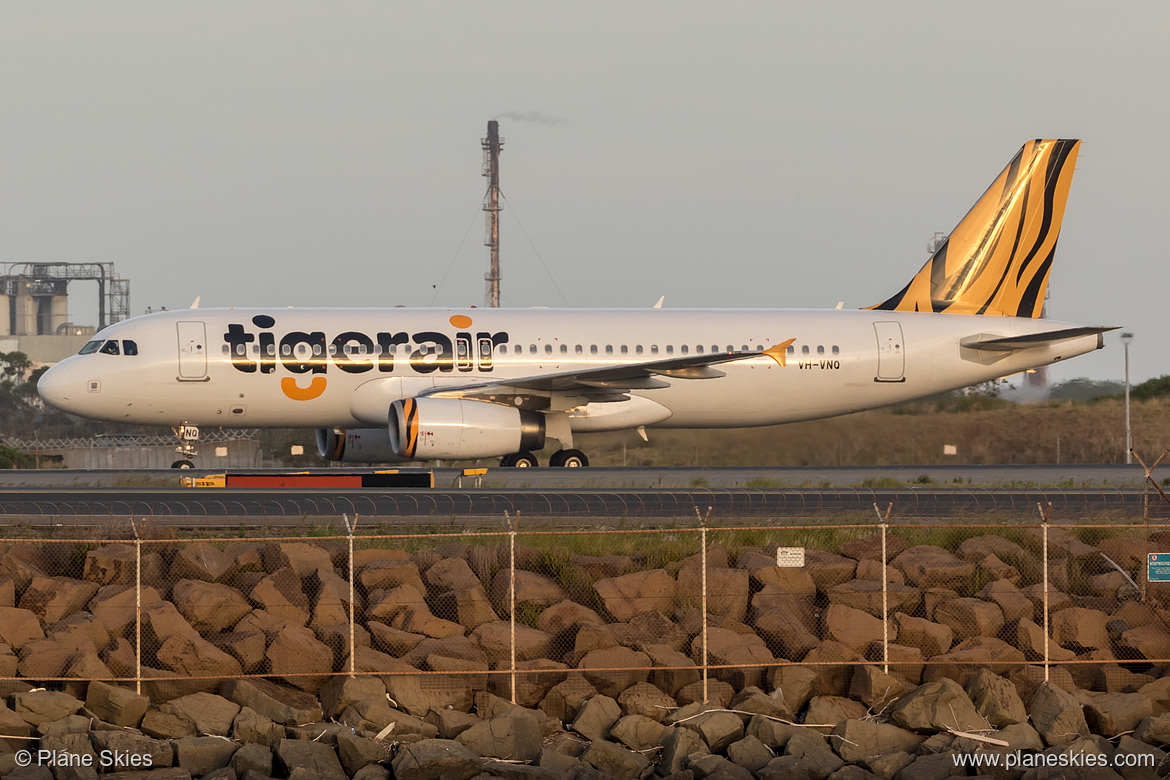 Tigerair Australia Airbus A320-200 VH-VNQ at Sydney Kingsford Smith International Airport (YSSY/SYD) Tigerair Australia Airbus A320-200 VH-VNQ at Sydney Kingsford Smith International Airport (YSSY/SYD)
