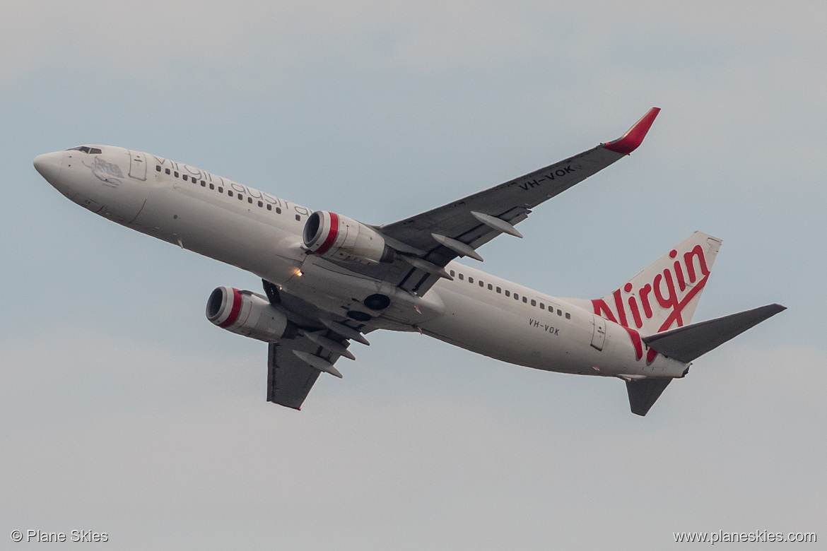 Virgin Australia Boeing 737-800 VH-VOK at Sydney Kingsford Smith International Airport (YSSY/SYD) Virgin Australia Boeing 737-800 VH-VOK at Sydney Kingsford Smith International Airport (YSSY/SYD)