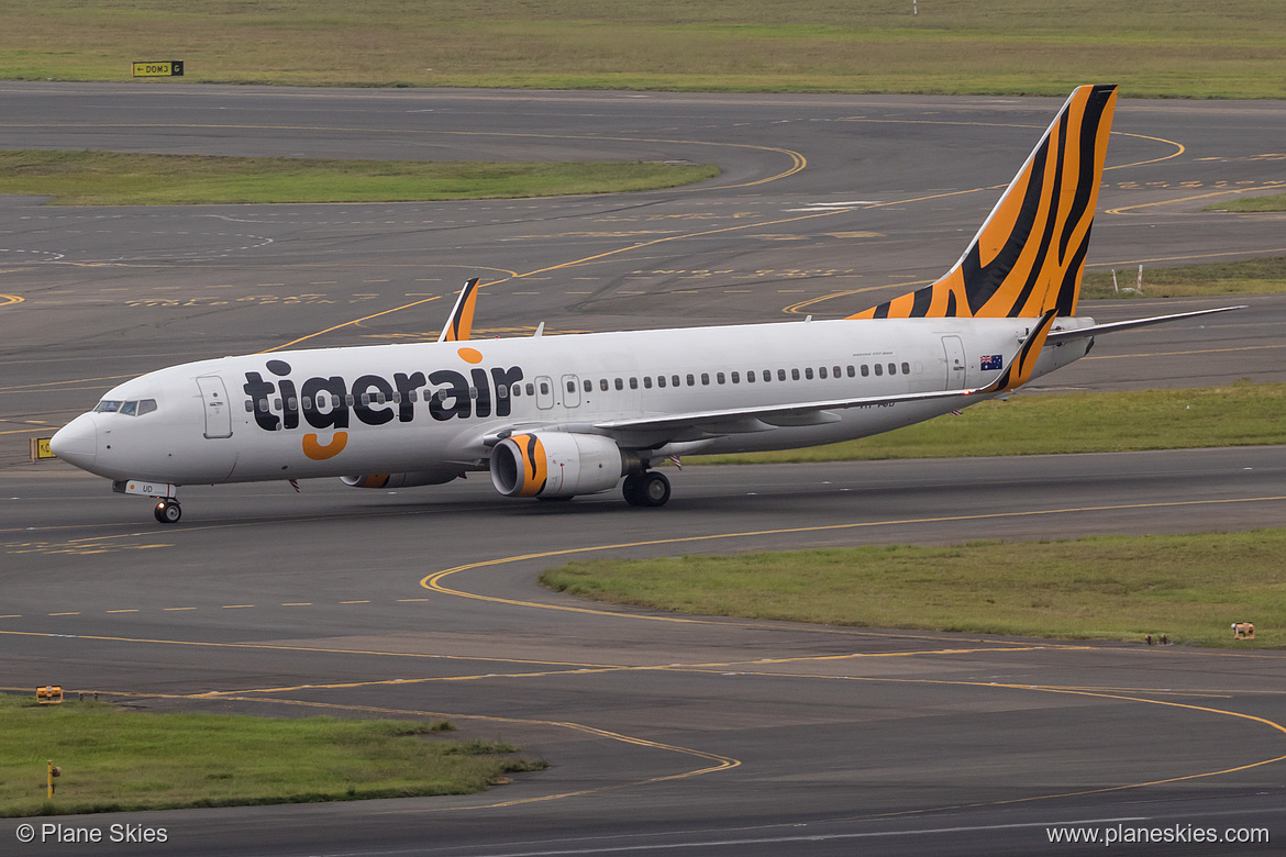 Tigerair Australia Boeing 737-800 VH-VUD at Sydney Kingsford Smith International Airport (YSSY/SYD) Tigerair Australia Boeing 737-800 VH-VUD at Sydney Kingsford Smith International Airport (YSSY/SYD)
