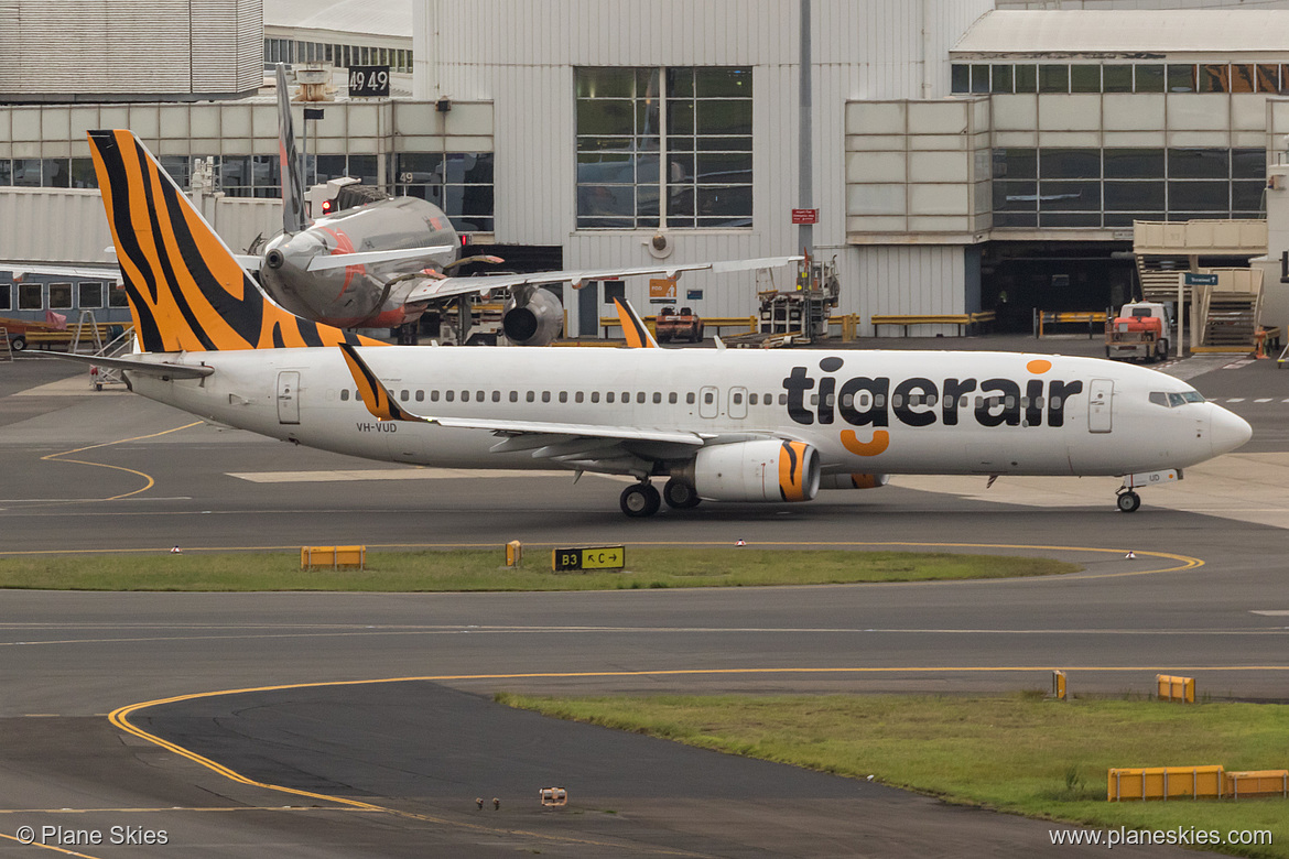 Tigerair Australia Boeing 737-800 VH-VUD at Sydney Kingsford Smith International Airport (YSSY/SYD) Tigerair Australia Boeing 737-800 VH-VUD at Sydney Kingsford Smith International Airport (YSSY/SYD)