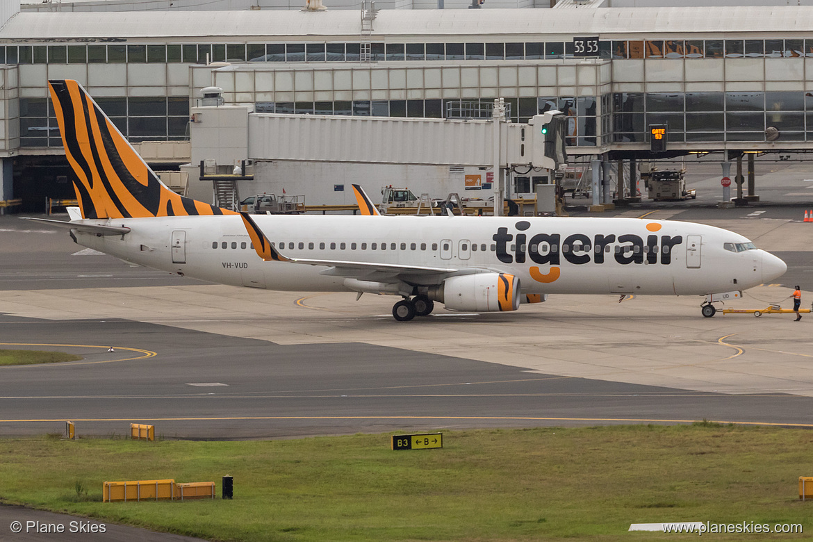 Tigerair Australia Boeing 737-800 VH-VUD at Sydney Kingsford Smith International Airport (YSSY/SYD)