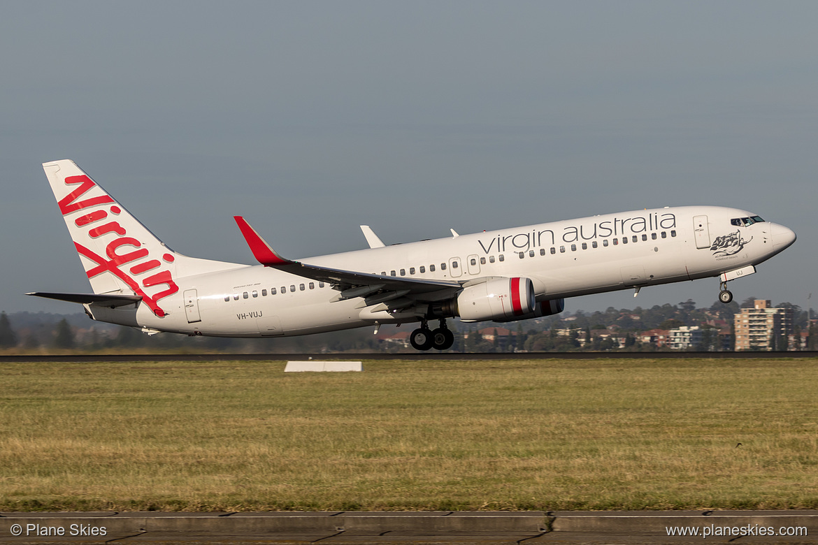 Virgin Australia Boeing 737-800 VH-VUJ at Sydney Kingsford Smith International Airport (YSSY/SYD)