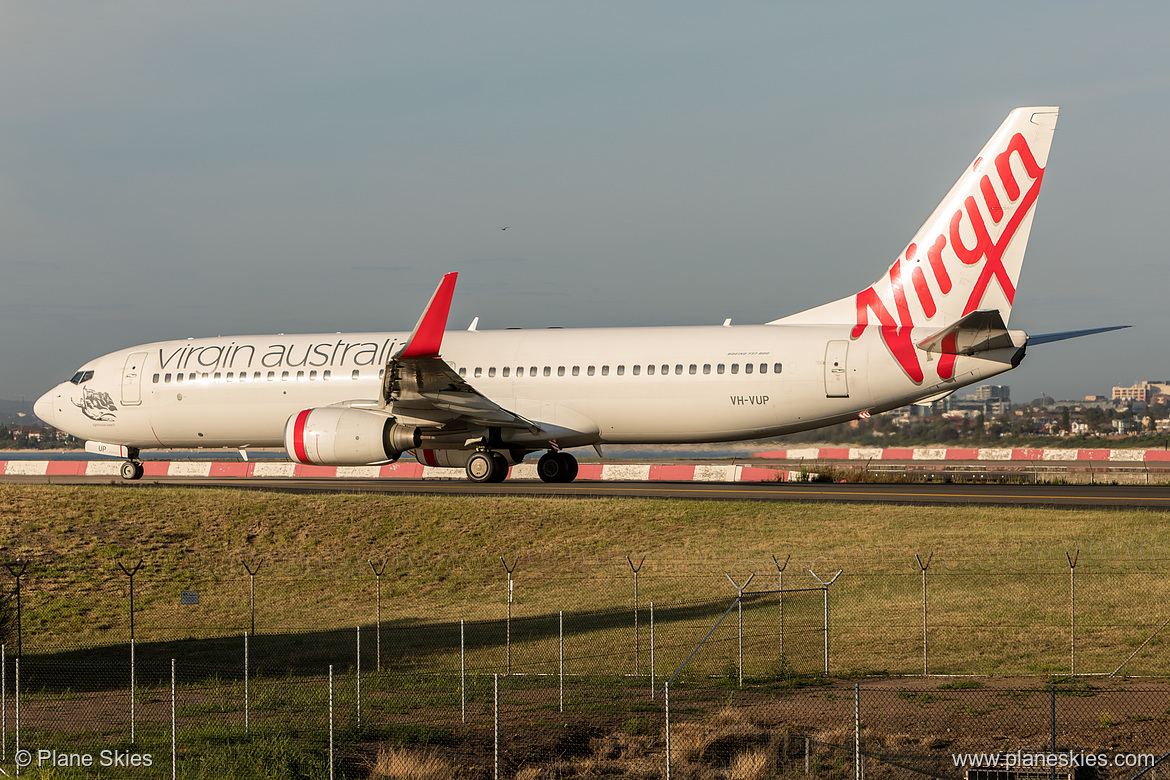 Virgin Australia Boeing 737-800 VH-VUP at Sydney Kingsford Smith International Airport (YSSY/SYD)