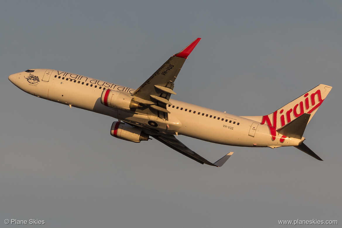 Virgin Australia Boeing 737-800 VH-VUS at Sydney Kingsford Smith International Airport (YSSY/SYD) Virgin Australia Boeing 737-800 VH-VUS at Sydney Kingsford Smith International Airport (YSSY/SYD)