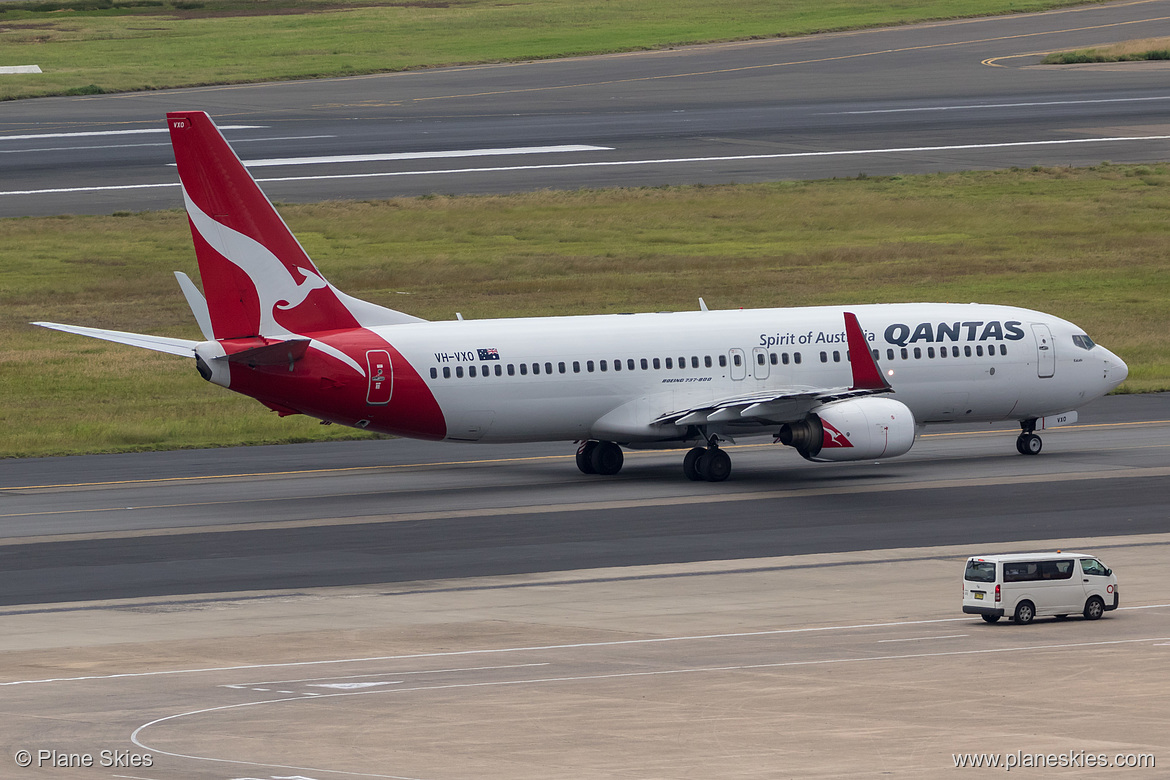 Qantas Boeing 737-800 VH-VXO at Sydney Kingsford Smith International Airport (YSSY/SYD)