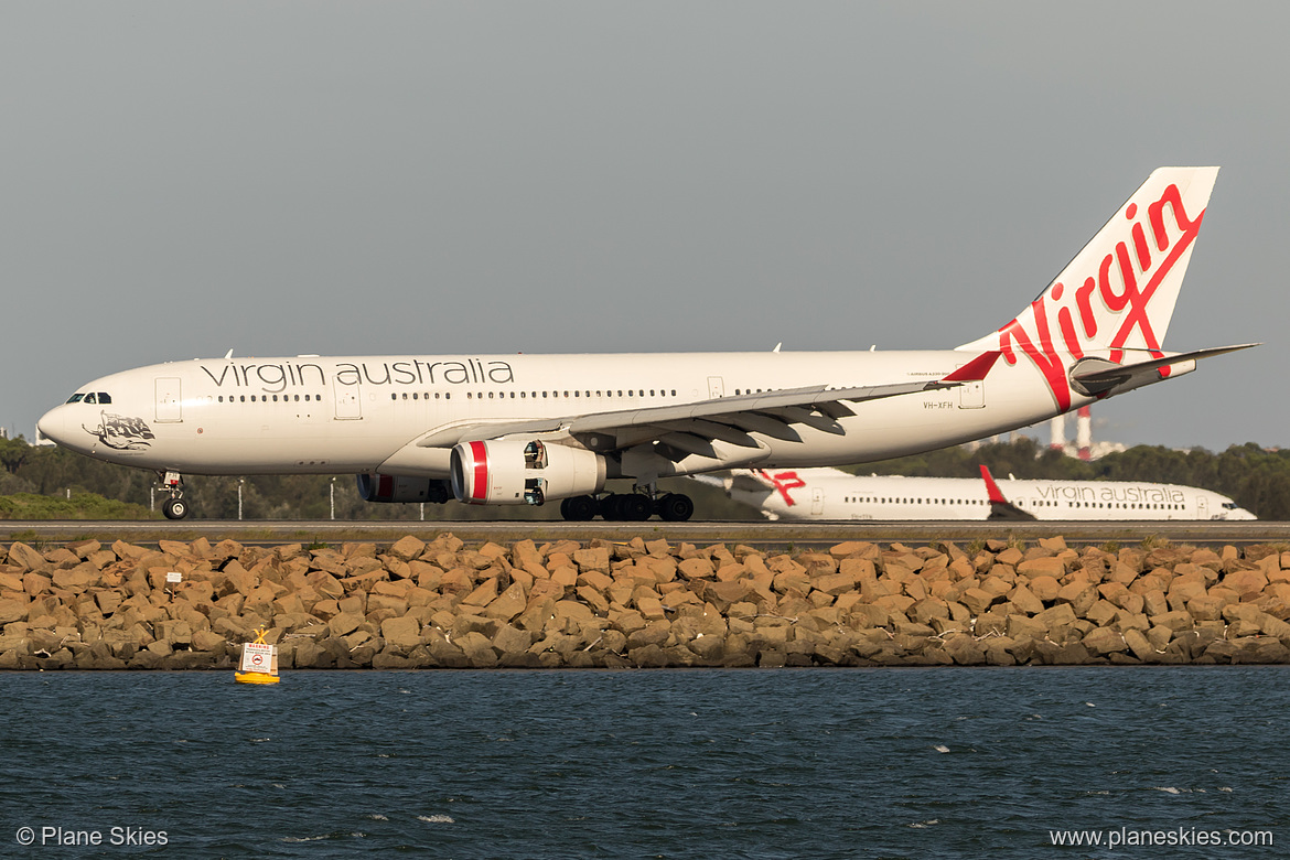 Virgin Australia Airbus A330-200 VH-XFH at Sydney Kingsford Smith International Airport (YSSY/SYD) Virgin Australia Airbus A330-200 VH-XFH at Sydney Kingsford Smith International Airport (YSSY/SYD)