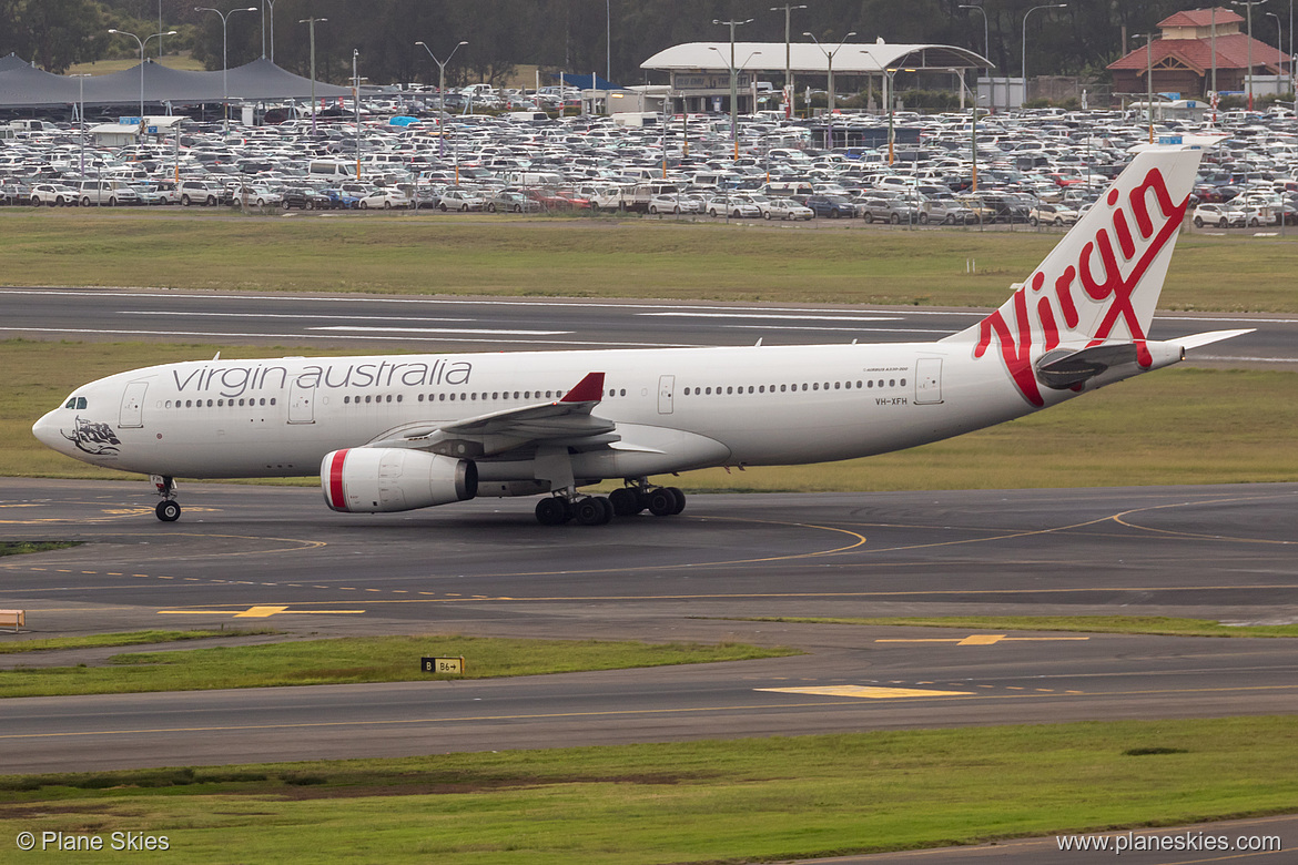 Virgin Australia Airbus A330-200 VH-XFH at Sydney Kingsford Smith International Airport (YSSY/SYD) Virgin Australia Airbus A330-200 VH-XFH at Sydney Kingsford Smith International Airport (YSSY/SYD)