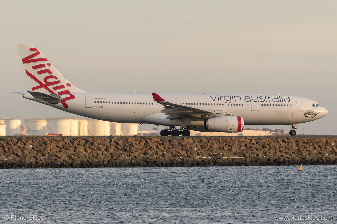 Virgin Australia Airbus A330-200 VH-XFH at Sydney Kingsford Smith International Airport (YSSY/SYD)