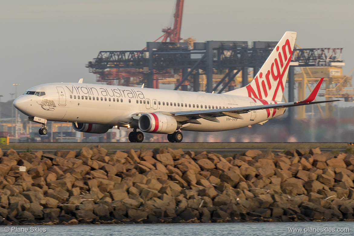 Virgin Australia Boeing 737-800 VH-YFF at Sydney Kingsford Smith International Airport (YSSY/SYD)
