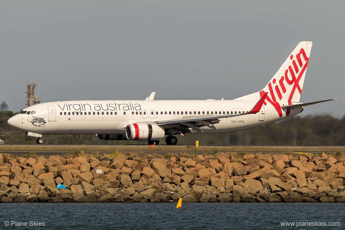 Virgin Australia Boeing 737-800 VH-YFU at Sydney Kingsford Smith International Airport (YSSY/SYD)