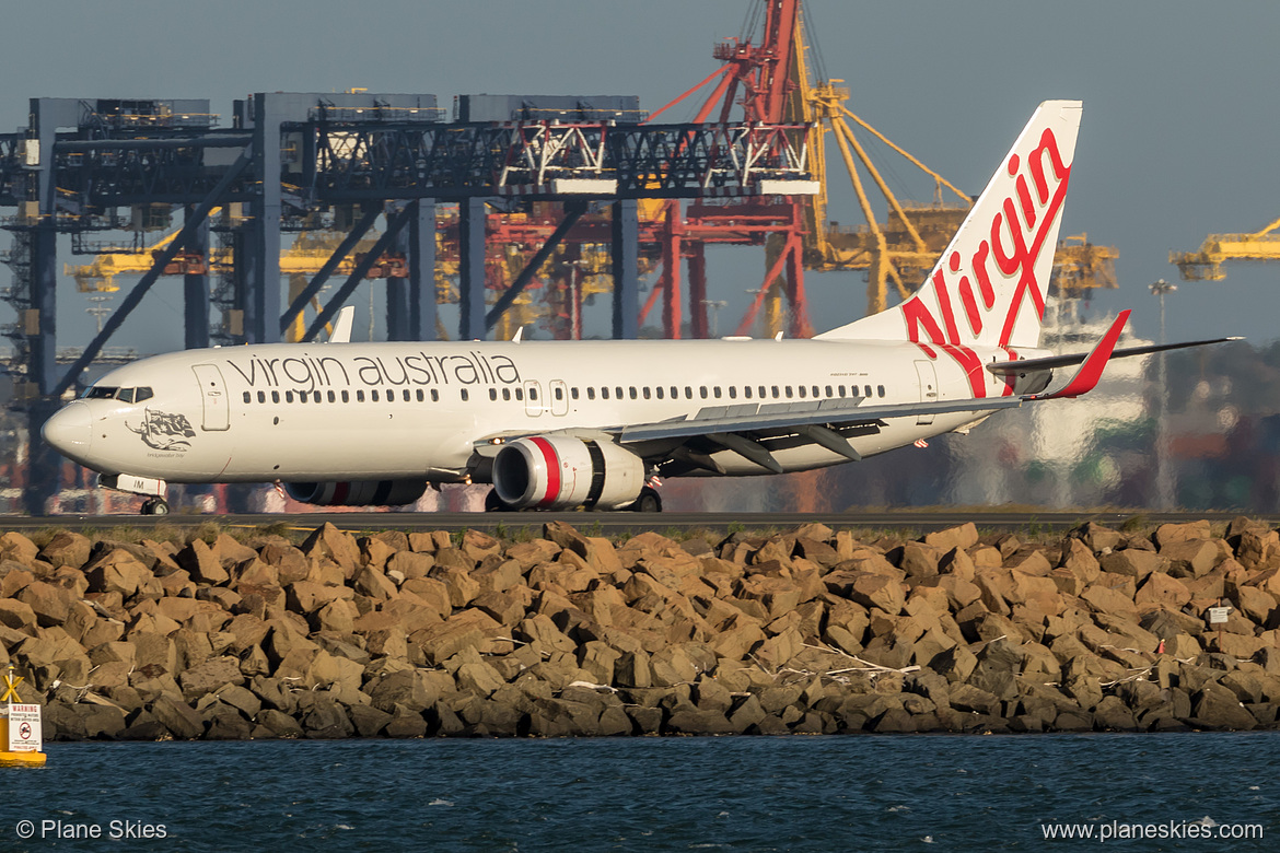 Virgin Australia Boeing 737-800 VH-YIM at Sydney Kingsford Smith International Airport (YSSY/SYD) Virgin Australia Boeing 737-800 VH-YIM at Sydney Kingsford Smith International Airport (YSSY/SYD)