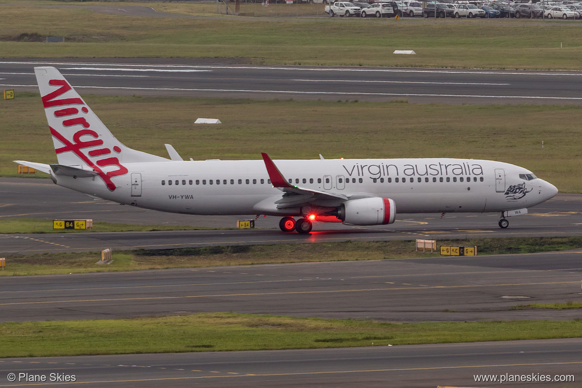 Virgin Australia Boeing 737-800 VH-YWA at Sydney Kingsford Smith International Airport (YSSY/SYD)