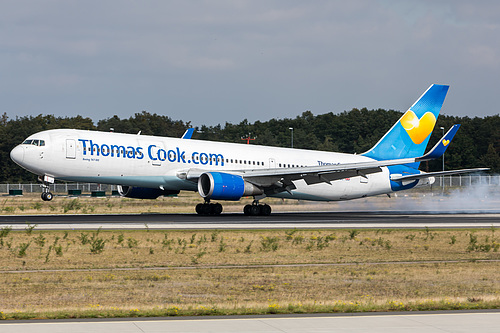Thomas Cook Airlines Boeing 767-300ER G-DAJC at Frankfurt am Main International Airport (EDDF/FRA) Thomas Cook Airlines Boeing 767-300ER G-DAJC at Frankfurt am Main International Airport (EDDF/FRA)