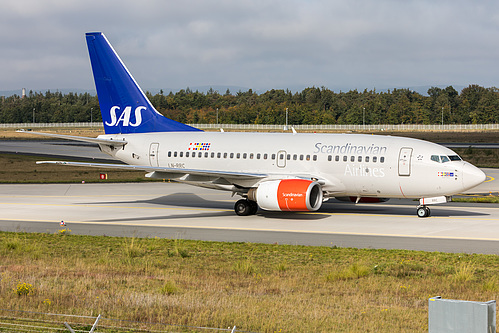 Scandinavian Airlines Boeing 737-600 LN-RRC at Frankfurt am Main International Airport (EDDF/FRA)