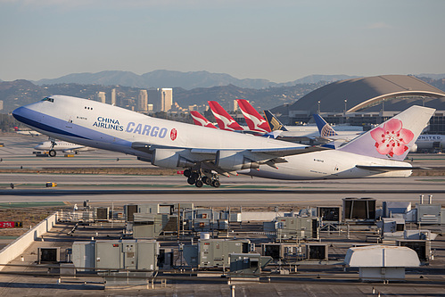 China Airlines Boeing 747-400F B-18710 at Los Angeles International Airport (KLAX/LAX) China Airlines Boeing 747-400F B-18710 at Los Angeles International Airport (KLAX/LAX)