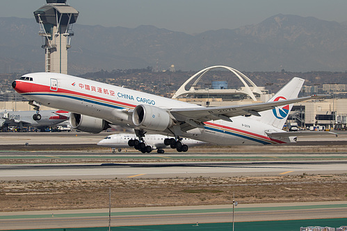 China Cargo Airlines Boeing 777F B-2078 at Los Angeles International Airport (KLAX/LAX)