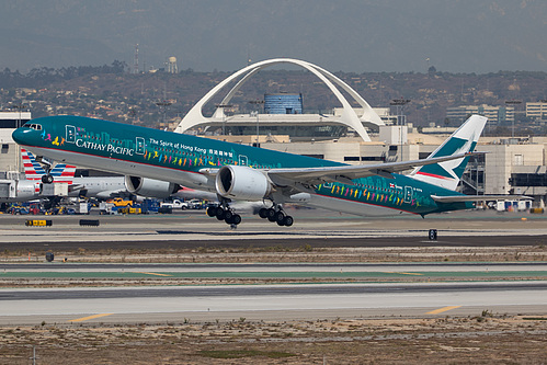 Cathay Pacific Boeing 777-300ER B-KPB at Los Angeles International Airport (KLAX/LAX)